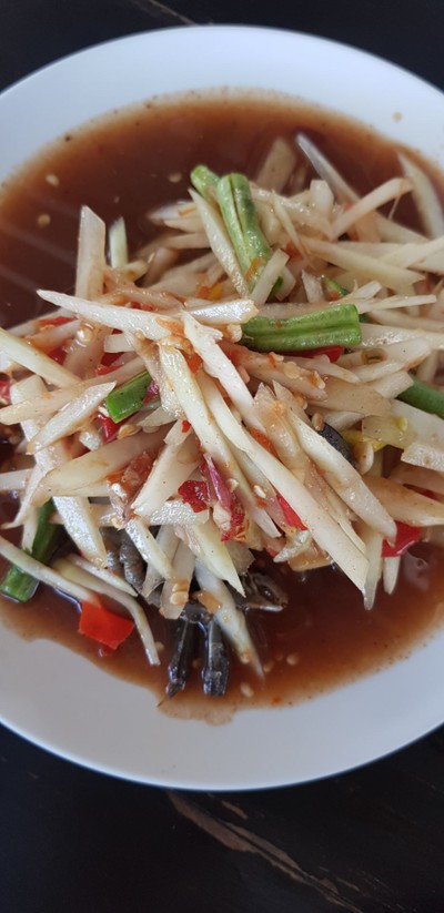 ตำลาวติดปาก