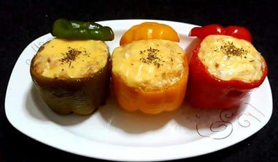 พริกหวานยัดไส้อบชีส