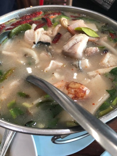 ต้มยำปลากดคังน้ำใส