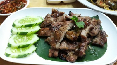 คอหมูย่าง