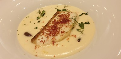 Seared black cod