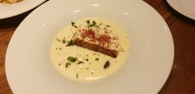 Seared black cod