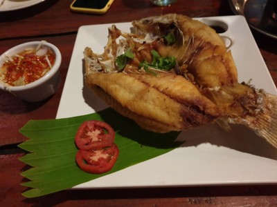 กะพงทอดน้ำปลา