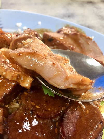 หมูแดงชิ้นหนา