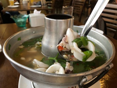 หมึกนึ่งมะนาว