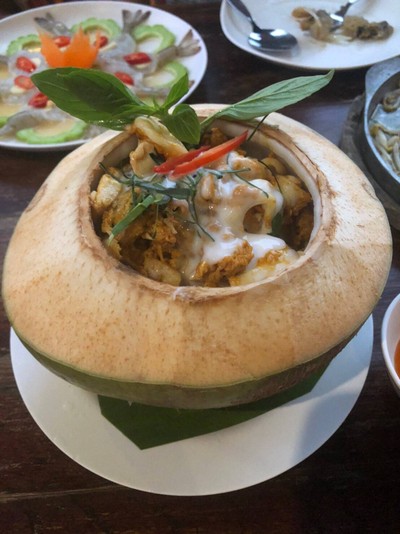 ห่อหมกทะเลมะพร้าวอ่อน