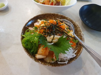Salmon Engawa Lava Don