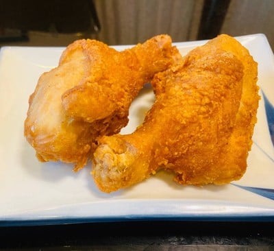 น่องไก่ชุปแป้งทอด