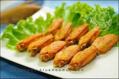 วิธีทำ ปีกกลางไก่ทอดน้ำปลา วิธีทำ ปีกกลางไก่ทอดน้ำปลา