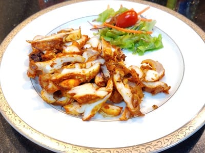 วิธีทำ หมึกย่าง พริกปาปริก้า