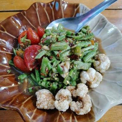 ตำถั่วฝักยาว