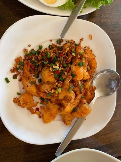 กุ้งทอดพริกเกลือ