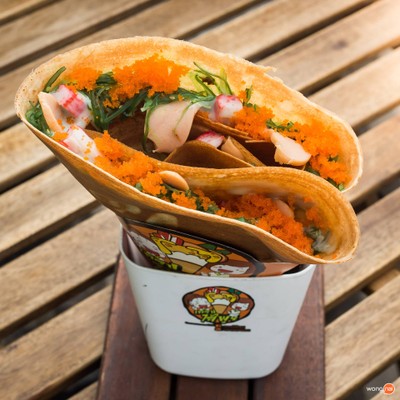 เมนูของร้าน เครปไส้พูน Foodtruck