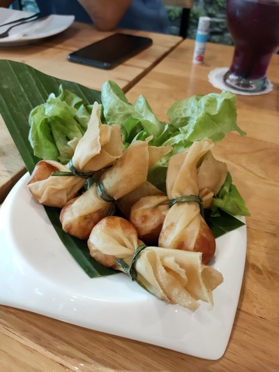 Golden Shrimp Bags