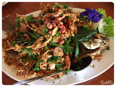 ปลานิลทอดสมุนไพร