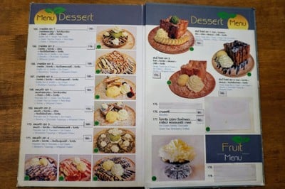 ป้ายราคาหรือสมุดเมนู