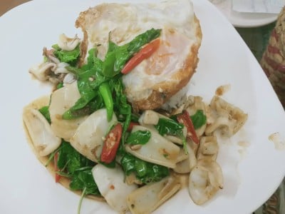 เมนูของร้าน ป้าแป๊ดอาหารตามสั่ง