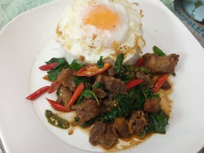 เมนูของร้าน ป้าแป๊ดอาหารตามสั่ง