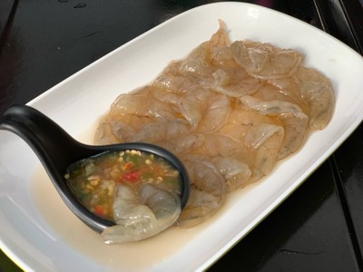 กุ้งแช่น้ำปลา