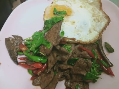 เมนูของร้าน ป้าแป๊ดอาหารตามสั่ง