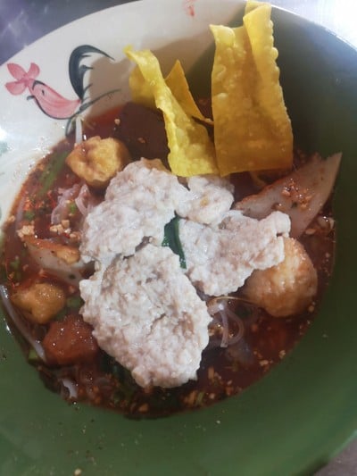 บะหมี่โฟต้มยำ หมูเด้ง
