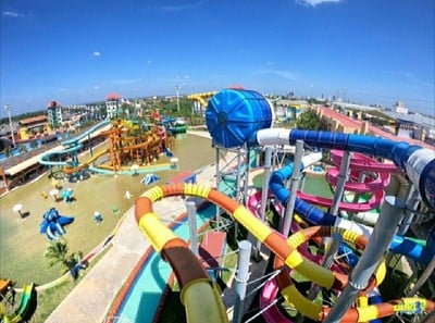 บรรยากาศ dino waterpark