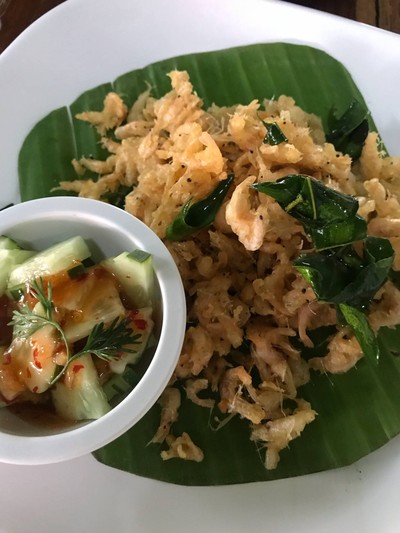กุ้งฝอยทอด