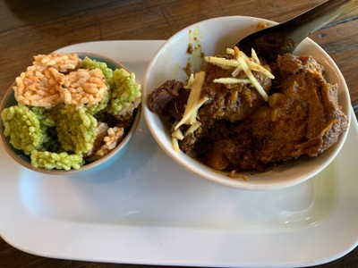 แกงฮังเล + ข้าวแต๋น