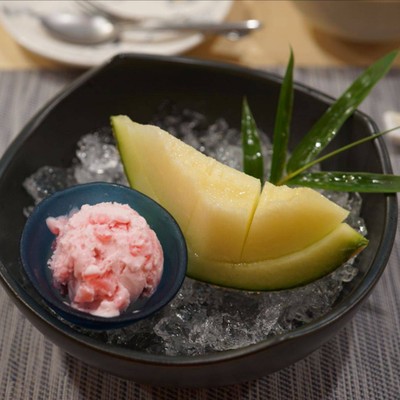 Ice Cream & Melon