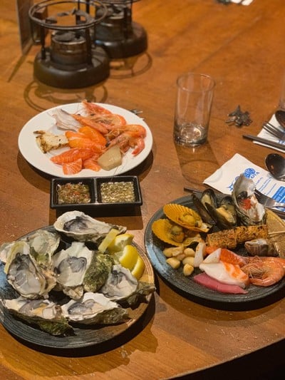 อาหารทะเลต่างๆ