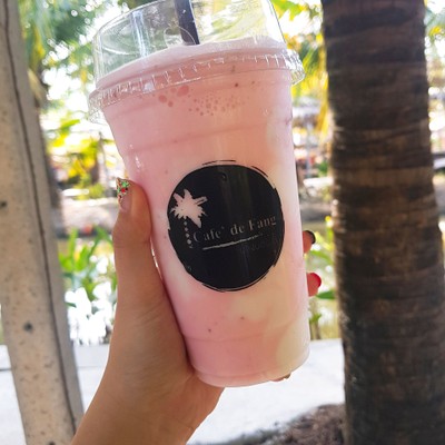 สตอเบอร์รี่โยเกิร์ตปั่น