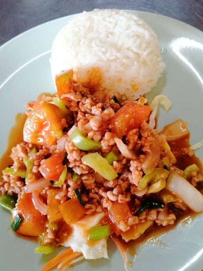 เมนูของร้าน ร้านคุณเอก(ท่าพระจันทร์)