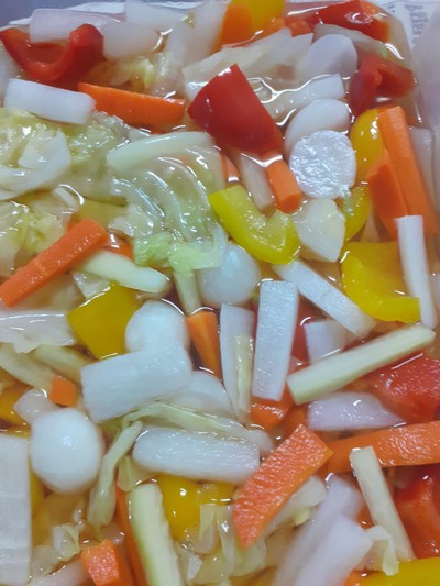 วิธีทำ ผักดองสามรส