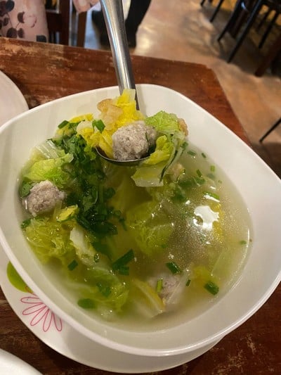 แกงจืดหมูสับผักกาดขาว