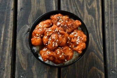 Korean BBQ Chicken Mini Donburi