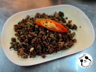 Stir Fried Minced Pork With Chinese Black Olive