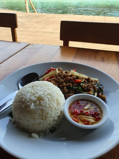 ข้าวกระเพราหมูสับ