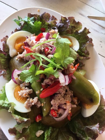 ยำมะเขือยาว