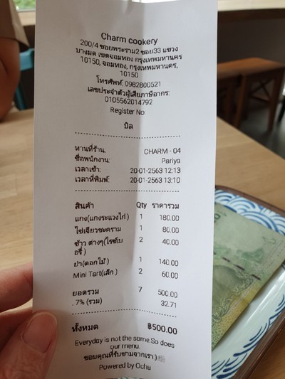 ป้ายราคาหรือสมุดเมนู