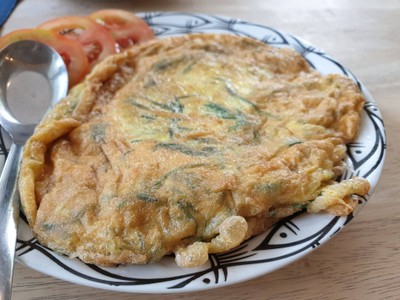 ไข่เจียวใบชะคราม