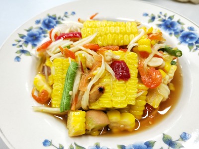 ตำข้าวโพด