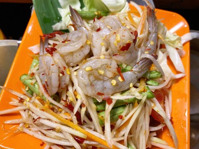 ตำกุ้งสด XL.