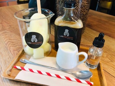 เมนูของร้าน Lab Espresso Coffee Bar โครงการบียอนด์ ถ.ราชชุมพล