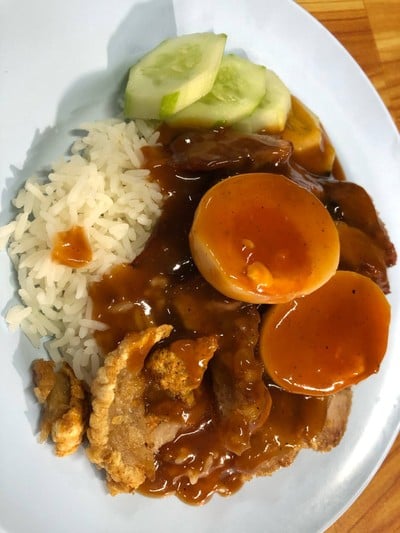 เมนูของร้าน ป้าสุข้าวมันไก่