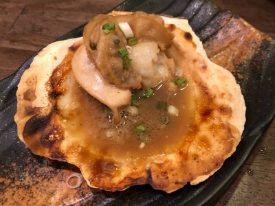 หอยเชลล์ย่าง