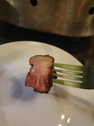 Sirloin dye-aged