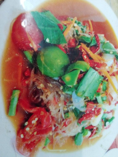 ตำวุ้นเส้นปูปลาร้า