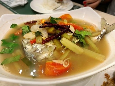 ต้มยำปลาทูน้ำใส