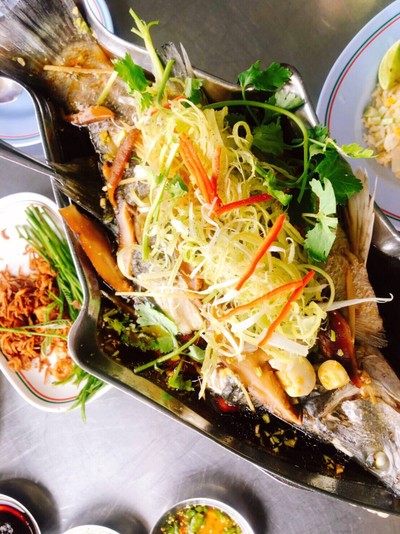 ปลานึ่งซีอิ๊ว