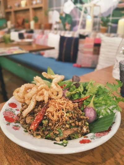 ลาบคั่วหมู